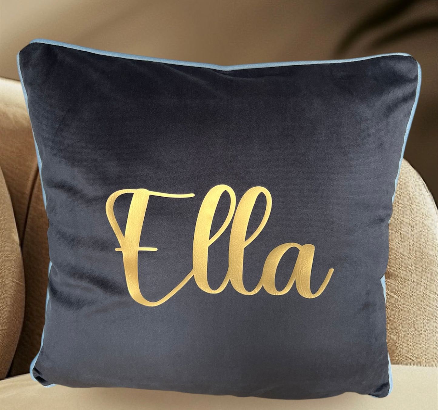 Personalised Luxury Velvet Cushion