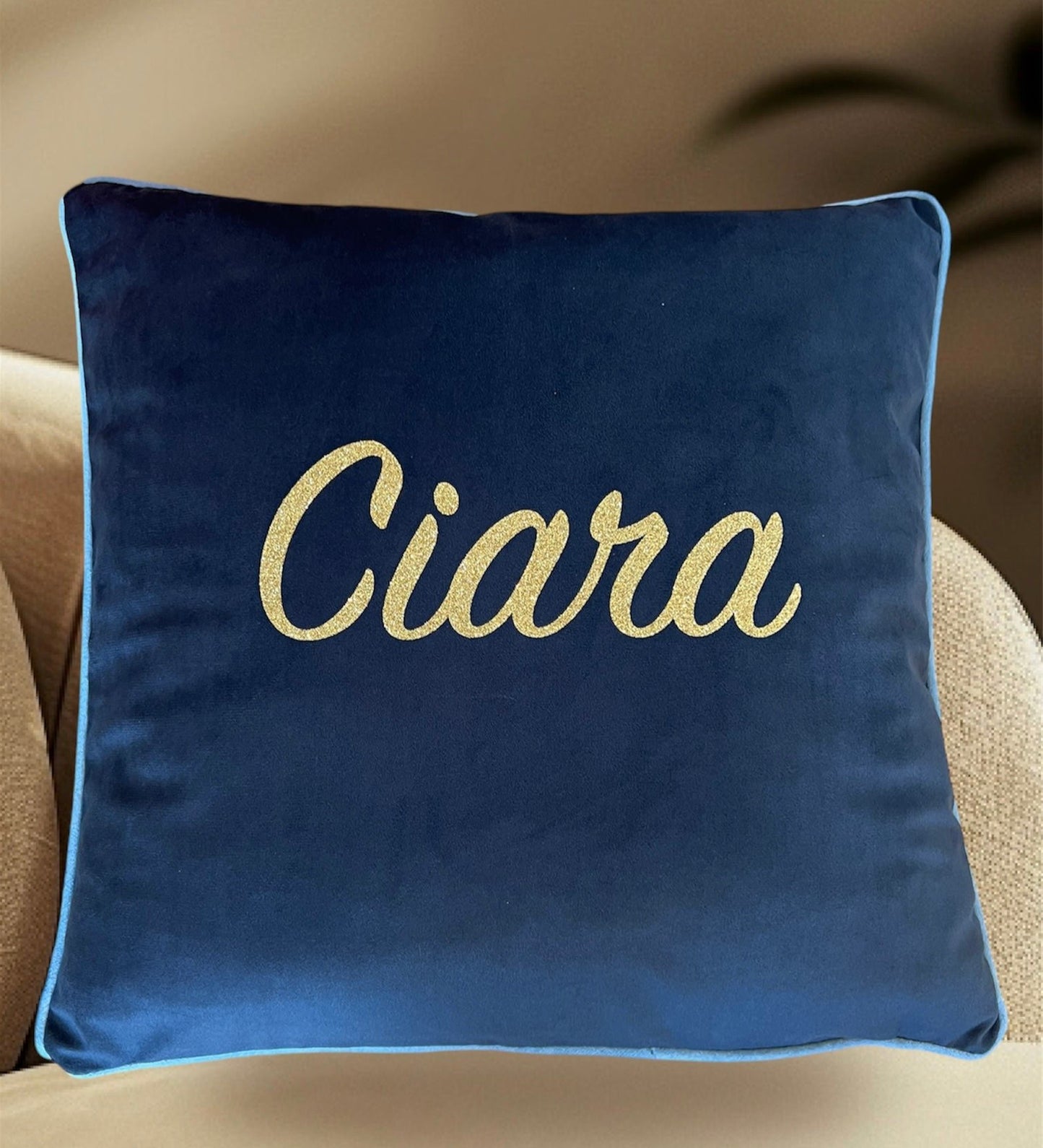 Personalised Luxury Velvet Cushion