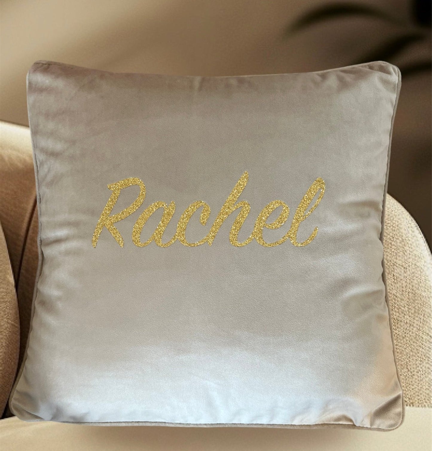 Personalised Luxury Velvet Cushion