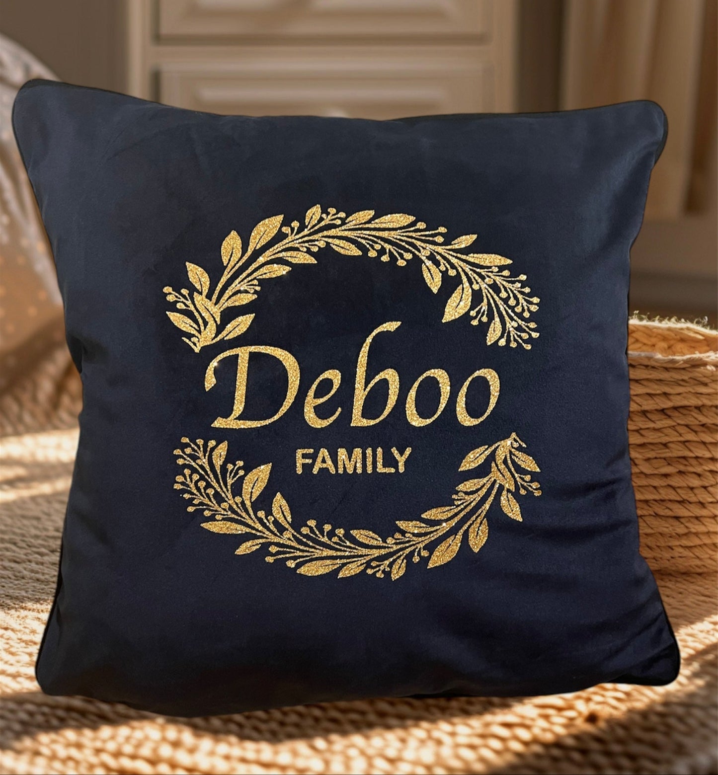 Personalised Luxury Velvet Cushion