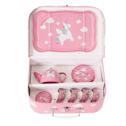 Rainbow Unicorn Kid's Tea Set - Sass and Belle