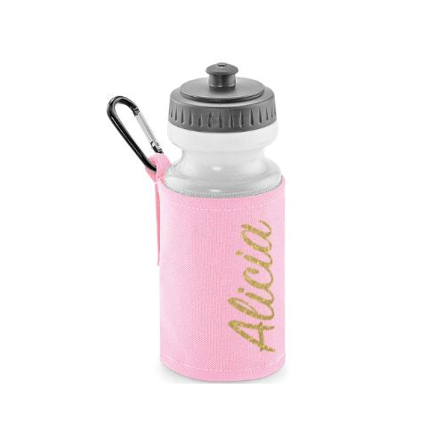 Personalised Water Bottle and Holder