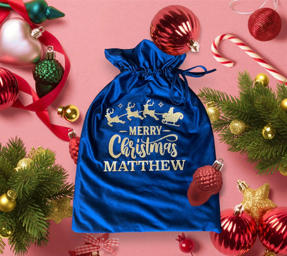 Personalised Luxury Velvet Christmas Sack