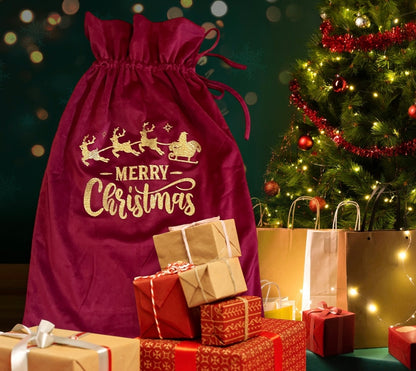 Personalised Luxury Velvet Christmas Sack