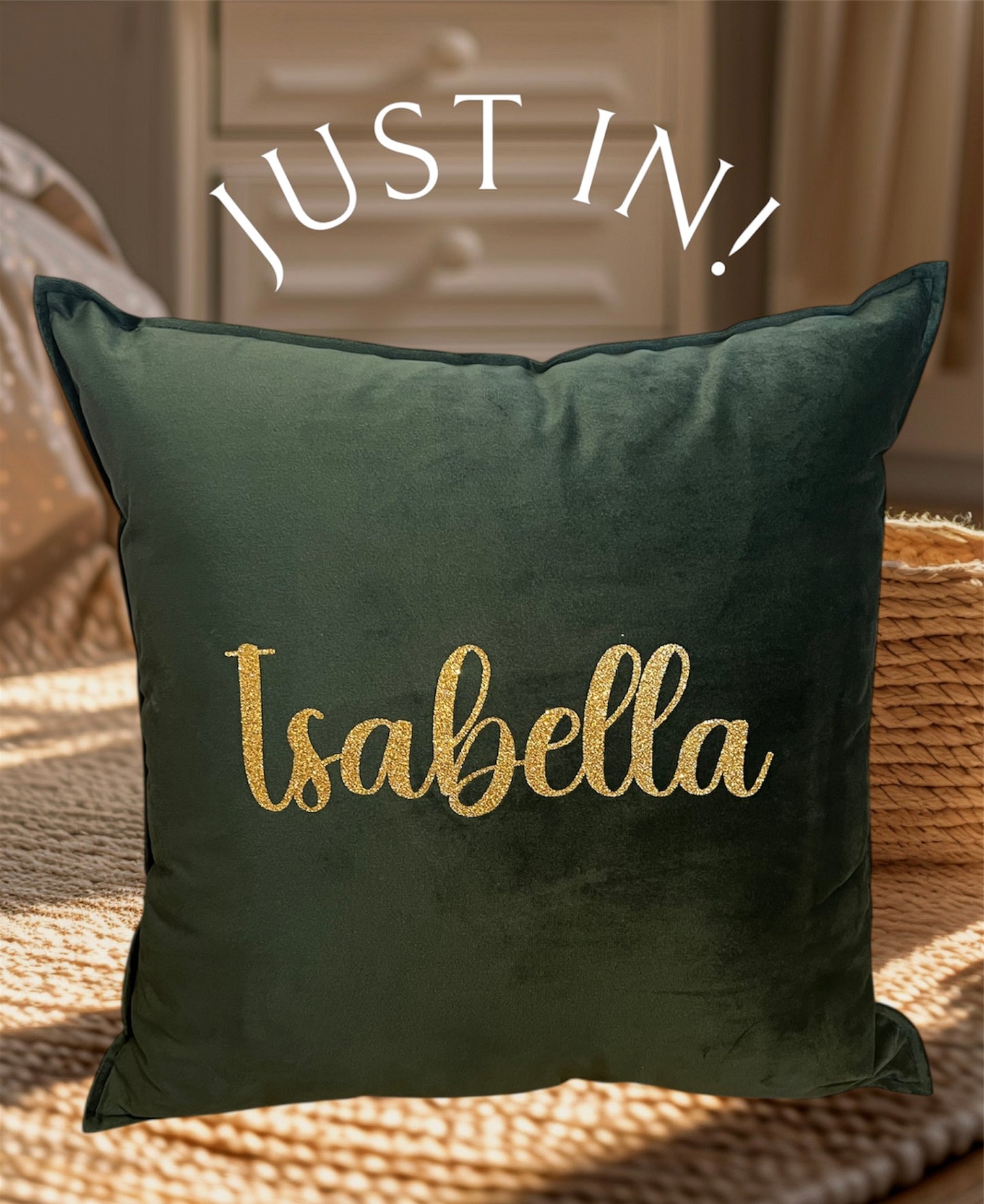 Personalised Luxury Velvet Cushion