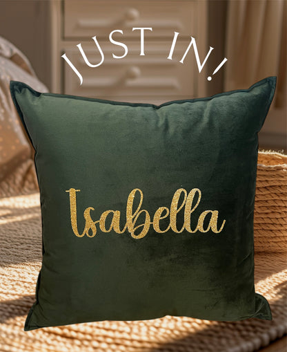 Personalised Luxury Velvet Cushion